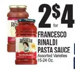 Extra Supermarket Francesco rinaldi pasta sauce offer