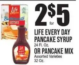 Extra Supermarket Life every day pancake syrup or pancake mix offer
