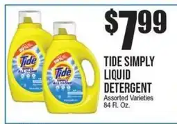 Extra Supermarket Tide simply liquid detergent offer