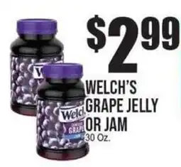Extra Supermarket Welch's grape jelly or jam offer