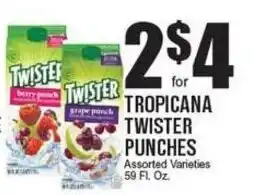 Extra Supermarket Tropicana twister punches offer