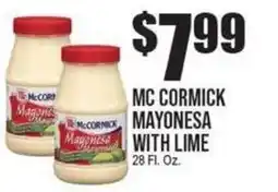 Extra Supermarket Mccorme mayonesa with lime offer