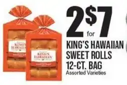 Extra Supermarket King's hawaiian sweet rolls offer