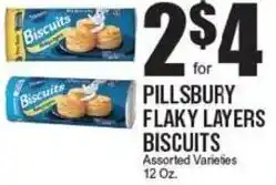 Extra Supermarket Pillsbury flaky layers biscuits offer