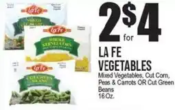 Extra Supermarket La fe vegetables offer