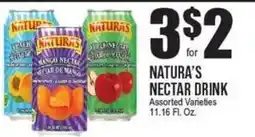 Extra Supermarket Natura's nectar drink offer