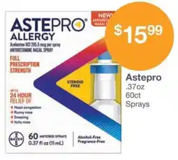 Kinney Drugs Astepro offer