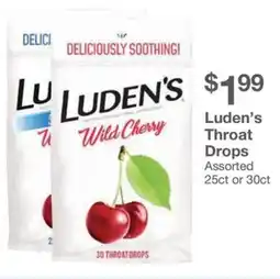 Kinney Drugs Luden's Throat Drops offer