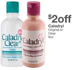 Kinney Drugs Caladryl Original or Clear offer