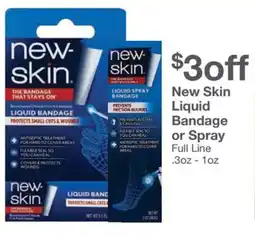 Kinney Drugs New Skin Liquid Bandage or Spray offer