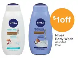 Kinney Drugs Nivea Body Wash Assorted offer