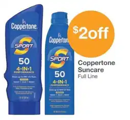Kinney Drugs Coppertone Suncare Full Line offer