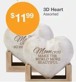 Kinney Drugs 3D Heart Assorted offer