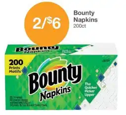 Kinney Drugs Bounty Napkins offer