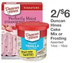 Kinney Drugs Duncan Hines Cake Mix or Frosting offer