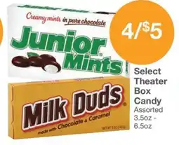 Kinney Drugs Select Theater Box Candy offer