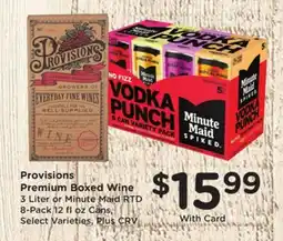 Ralphs Provisions Premium Boxed Wine offer