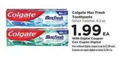 Food 4 Less Colgate Max Fresh Toothpaste offer