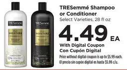 Food 4 Less TRESemmé Shampoo or Conditioner offer
