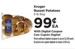Food 4 Less Kroger Russet Potatoes offer