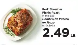 Food 4 Less Pork Shoulder Picnic Roast offer