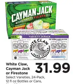 Food 4 Less White Claw, Cayman Jack or Firestone offer