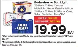Food 4 Less Budweiser or Bud Light offer