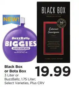 Food 4 Less Black Box or Bota Box offer