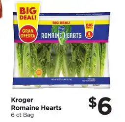 Food 4 Less Kroger Romaine Hearts offer