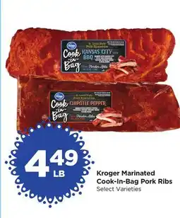 Food 4 Less Kroger Marinated Cook-In-Bag Pork Ribs offer
