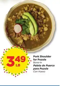 Food 4 Less Pork Shoulder for Pozole offer