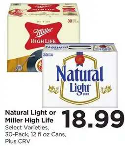 Food 4 Less Natural Light or Miller High Life offer