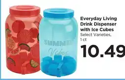 Food 4 Less Everyday Living Drink Dispenser with Ice Cubes offer