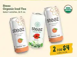Sprouts Farmers Market Steaz Organic Iced Tea offer