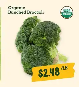 Sprouts Farmers Market Organic Bunched Broccoli offer