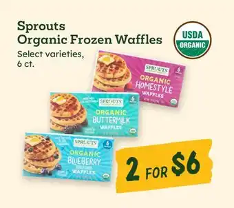 Sprouts Farmers Market Sprouts Organic Frozen Waffles offer