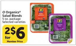 Vons O Organics Salad Blends offer
