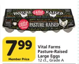 Vons Vital Farms Pasture-Raised Large Eggs offer