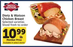 Vons Dietz & Watson Chicken Breast offer