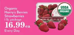 Pavilions Organic Harry's Berries Strawberries offer