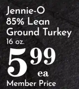 Pavilions Jennie-O 85% Lean Ground Turkey offer
