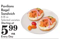 Pavilions Pavilions Bagel Sandwich offer
