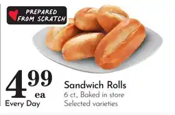 Pavilions Sandwich Rolls offer