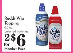 Pavilions Reddi Wip Topping offer
