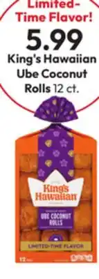 Stater Bros King's Hawaiian Ube Coconut Rolls offer