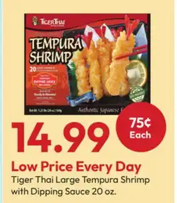 Stater Bros Tiger Thai Large Tempura Shrimp with Dipping Sauce offer