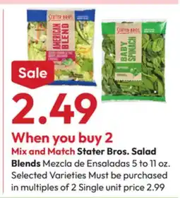 Stater Bros Stater Bros. Salad Blends offer