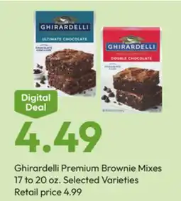 Stater Bros Ghirardelli Premium Brownie Mixes offer