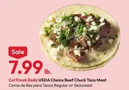 Stater Bros USDA Choice Beef Chuck Taco Meat offer