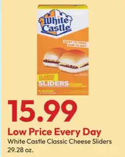 Stater Bros White Castle Classic Cheese Sliders offer